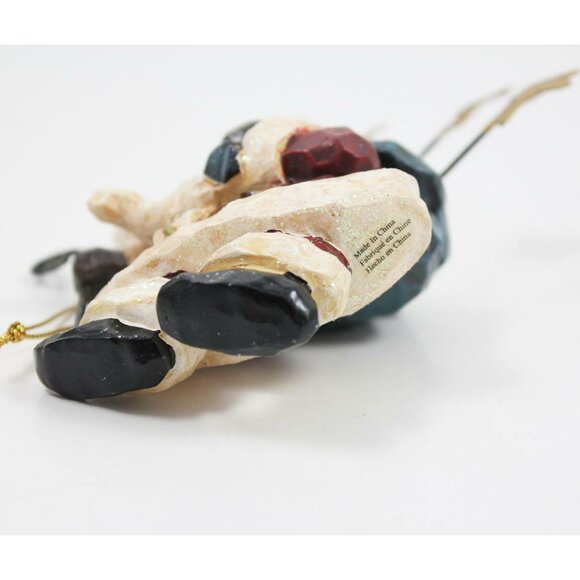 Costco Whimsical Christmas Ornament Santa Claus Stars Noel w/Box - Picture 5 of 7